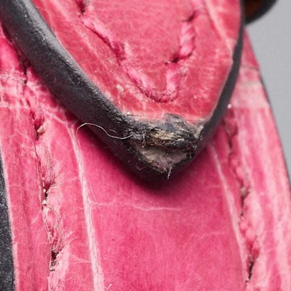 Hermes Pink Alligator and Stainless Steel Chaine d'Ancre Cape Cod Swiss - Picture 6 of 11